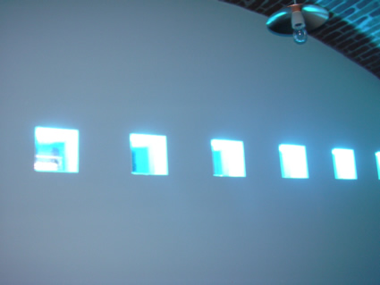 Illuminazione a led incassata nel vetrocemento Illuminazione a led incassata nel vetrocemento